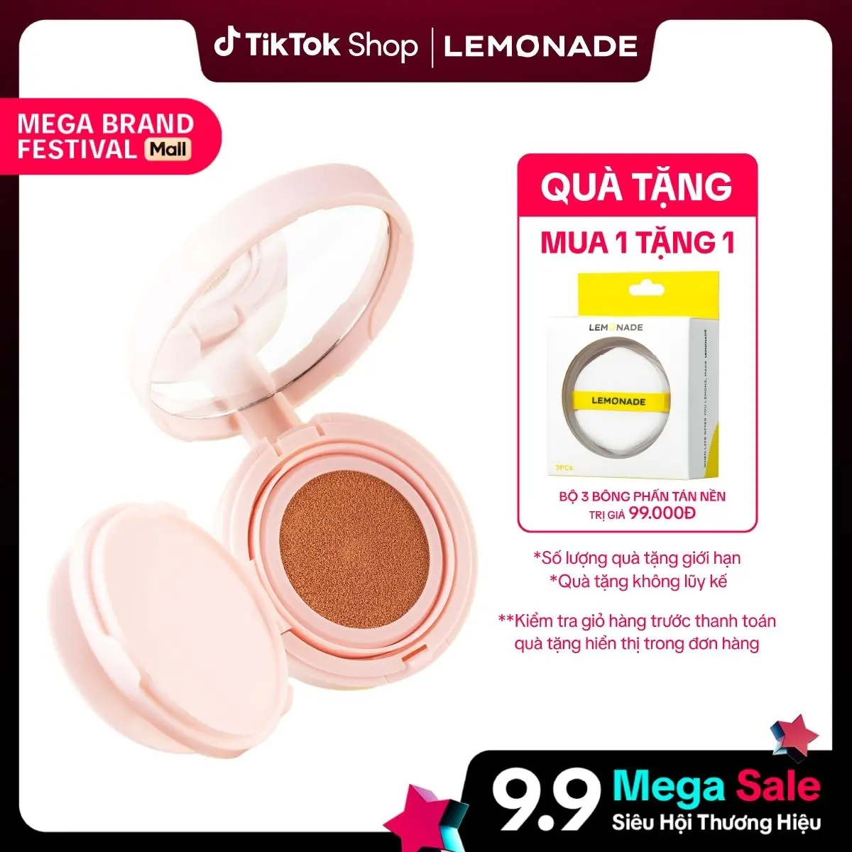 Phấn nước siêu kiềm dầu Lemonade Supermatte Cushion 15g