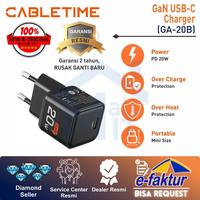 Gambar CABLETIME Adaptor Kepala Charger GaN PD USB-C Type C Fast Charging 20W 30W 45W 65W GA20B GA30W GA45W GA65W dari Mall IT Medan Kota Medan 1 Tokopedia