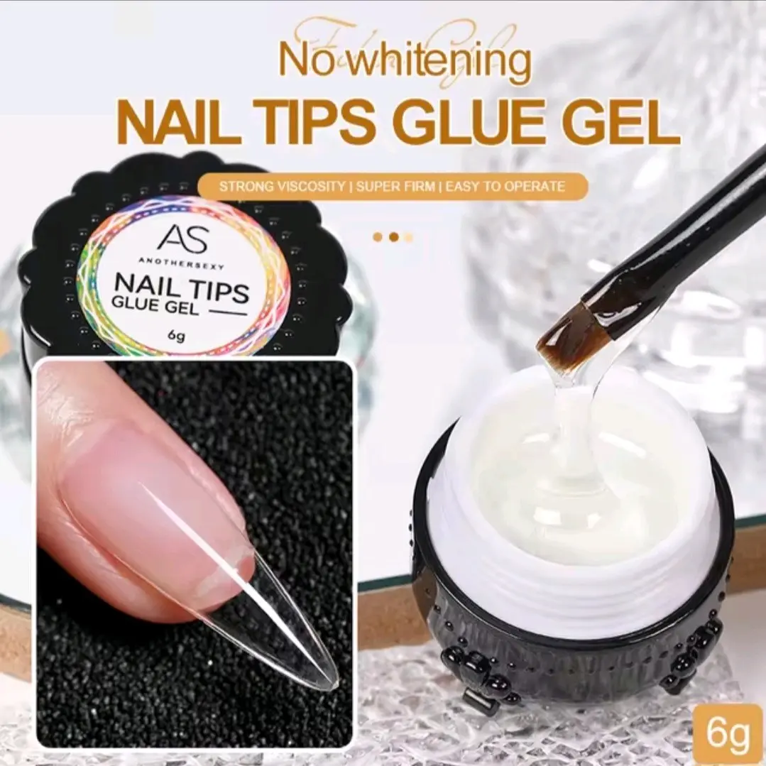 AS Nail Tip Glue 6g/Lem Kuku Palsu/Nail Tip Glue