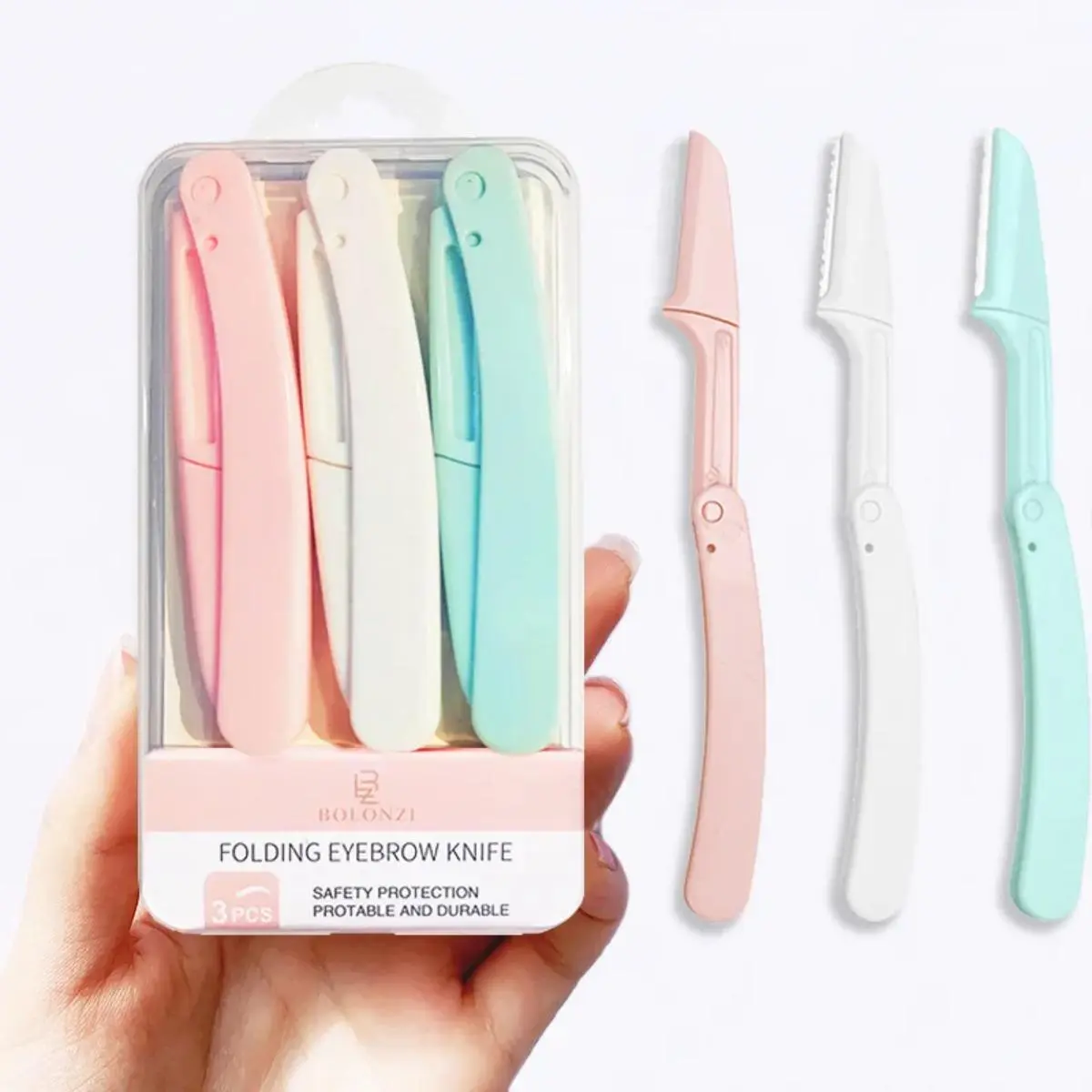 1/3pc Hot Sell Women Face Shaver Multipurpose Facial Hair Razor Beauty Tools Eyebrow Knife