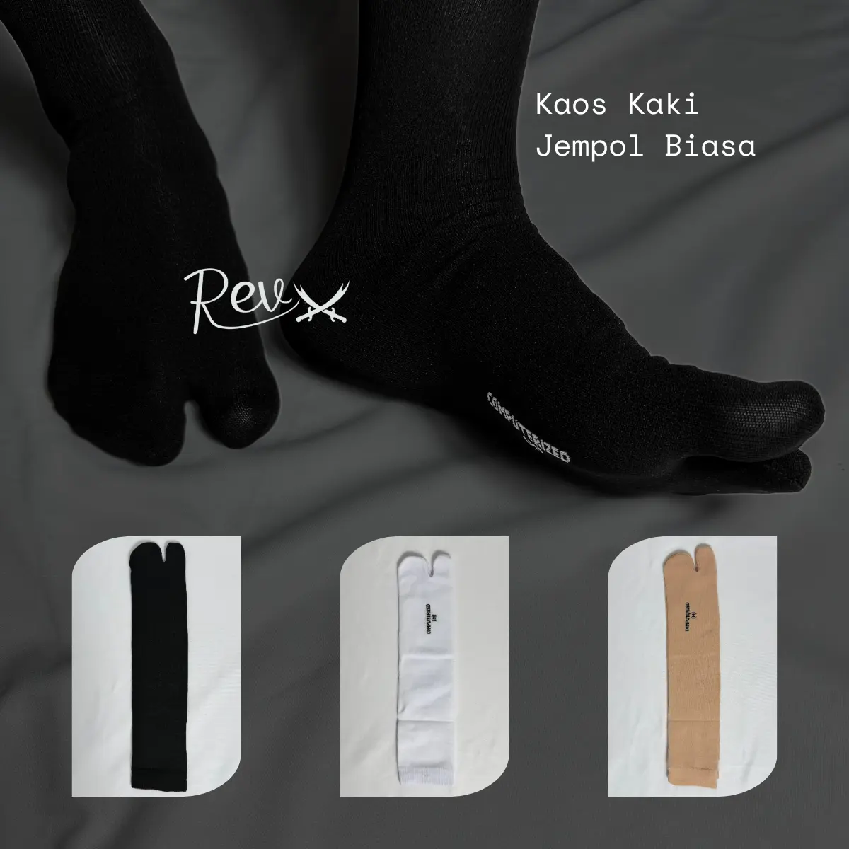 Kaos Kaki Jempol - Perlengkapan Haji Umroh All Size