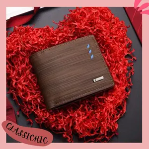 ❀Cc❀ DPM02 Dompet Pria Kulit Pendek / Dompet Lipat Pria Klip