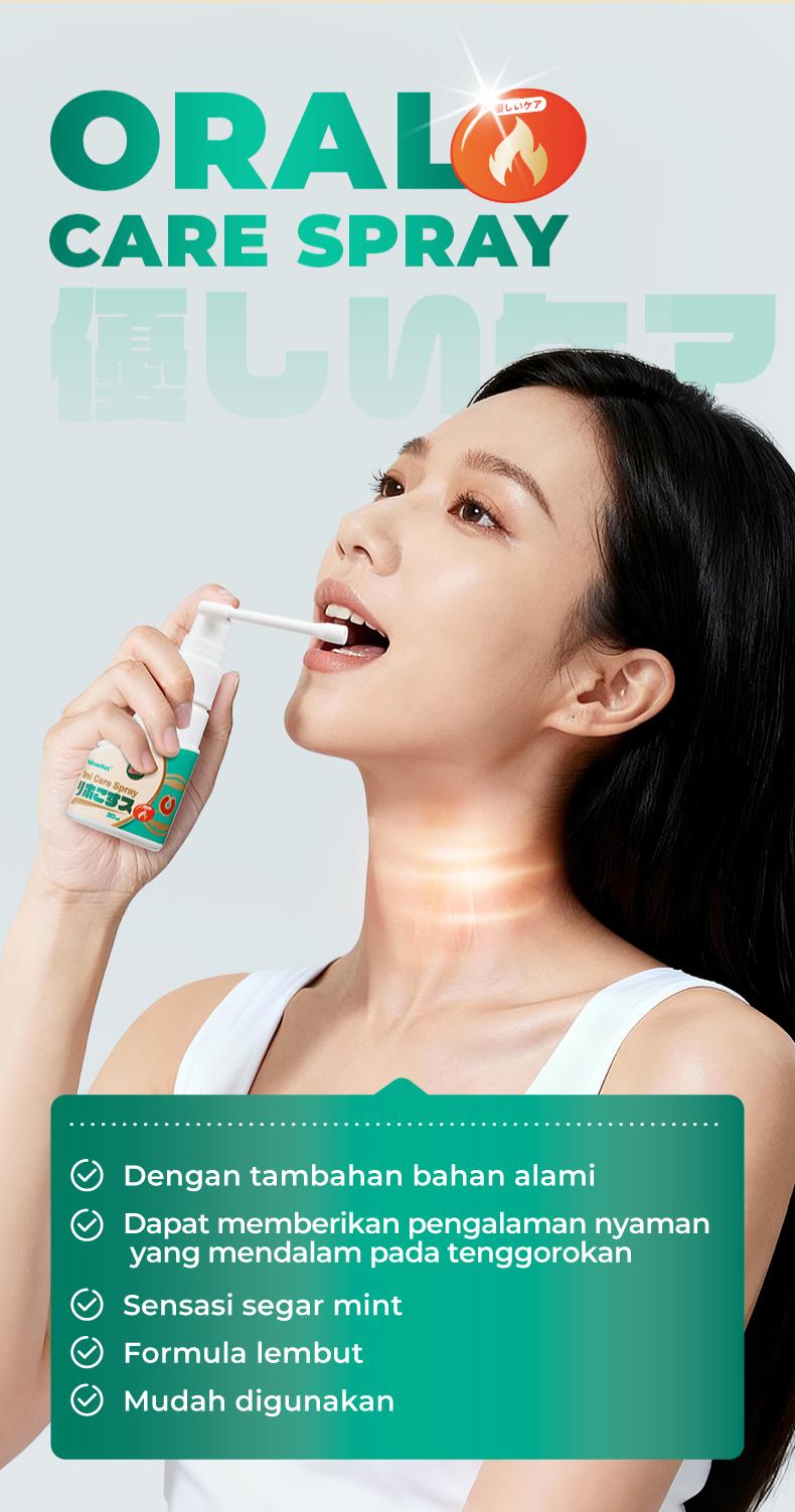 HaloseHat Gel Tenggorokan dengan Bunga Kacang & Daun Mentah - Menenangkan Keringan & Kramatan, Tidak Kental, 20g