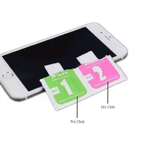 Tisu pembersih Layar HP Anti Gores Hydrogel TEMPERED GLASS basah Dan kering