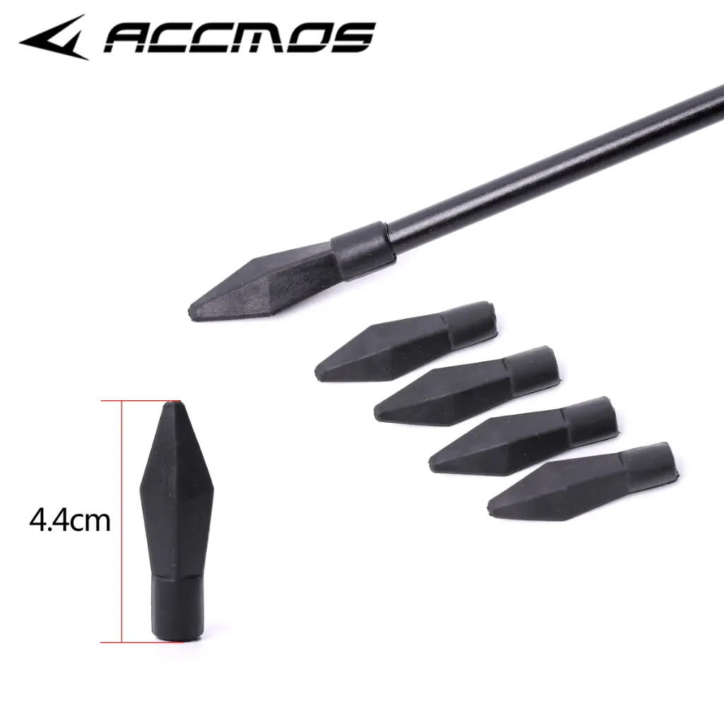 20pcs 7mm 8mm Rubber Safety Soft Arrow Heads Arrow Replacement Tips Points Outdoor Archery Accessory