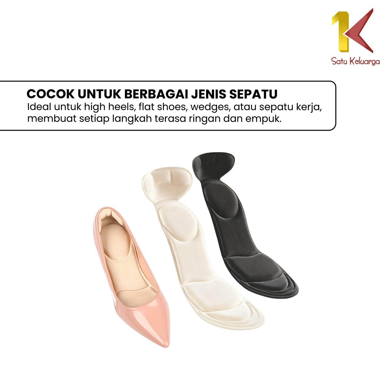 [COD] SK C1407 Insole 4D Anti Lecet Wanita Bantalan Sepatu Heels Super Empuk