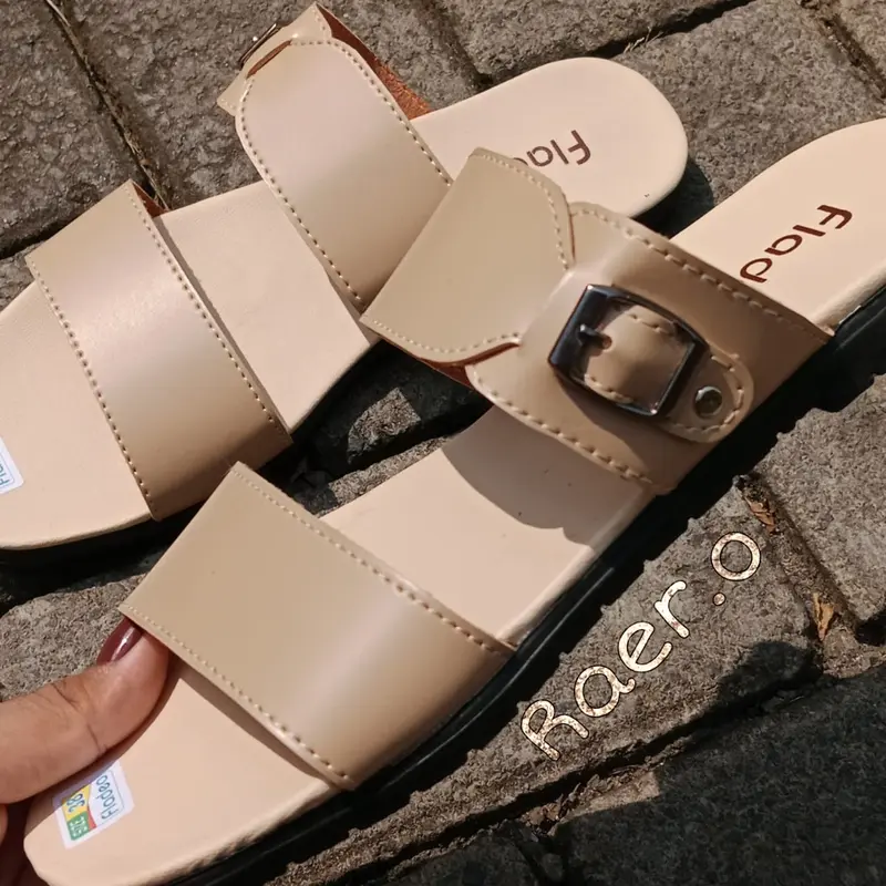 PROMO!!! SANDAL KULIT SLOP WANITA KEKINIAN Sendal Antiselip S Sandals & Flip Flops Sandals & Flip Flops 4