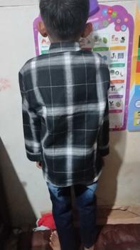 Product Review of Setelan Anak Kemeja Flanel katun Premium dan Celana Jeans Panjang Usia 1-12 Tahun - Parsel Baju Fashion from S**a A**9 1