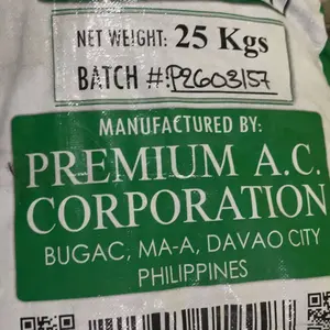 Karbon Aktif Premium Davao (Iodine 1000) - 25 KG