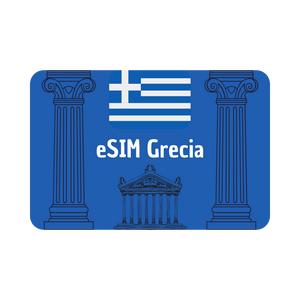 Tarjeta eSIM Grecia Plan Datos Cobertura en Grecia Top Up Disponible Solo Datos Hotspot Compatible con Vodafone y Wind 5G