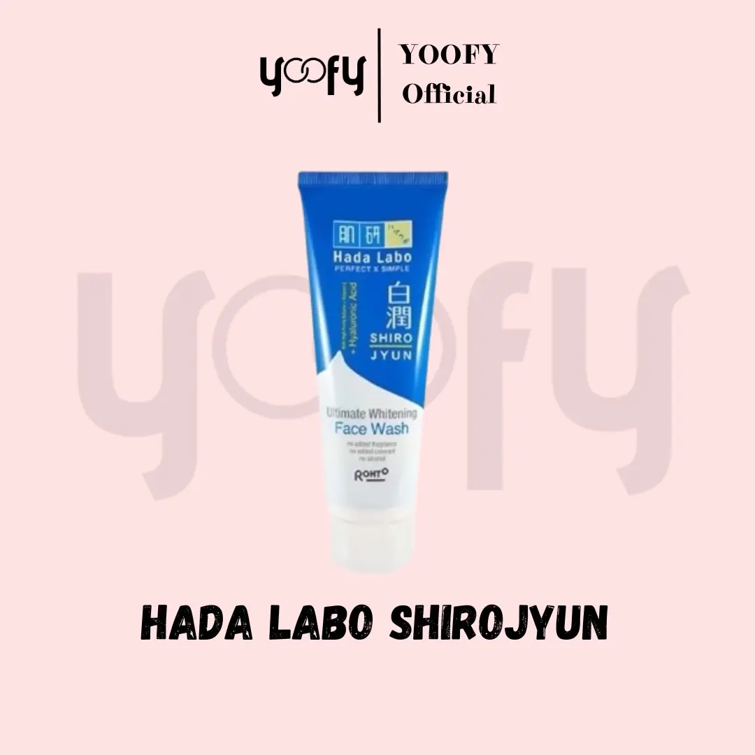 HADA LABO SHIROJYUN FACEWASH 50 g & 100 g / HADA LABO SHIROJYUN FACEWASH Acid Facial Hyaluronic Wajah Kotoran Pencerah Arbutin