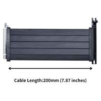 Gambar LIAN LI PCI-e 5.0 x16 Riser Cable 200mm Black Gen 5.0 dari Techno Computer Bali Kota Denpasar 3 Tokopedia