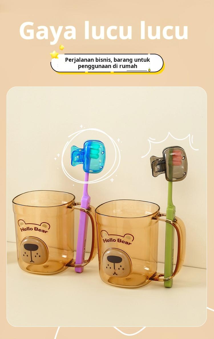 [Beli 1 Gratis 1]Pelindung Sikat Gigi, Klip Penyimpanan Kepala Sikat Gigi Portabel Anti Debu untuk Perjalanan, Klip Pelindung Kepala Sikat Gigi Elektrik Mewah