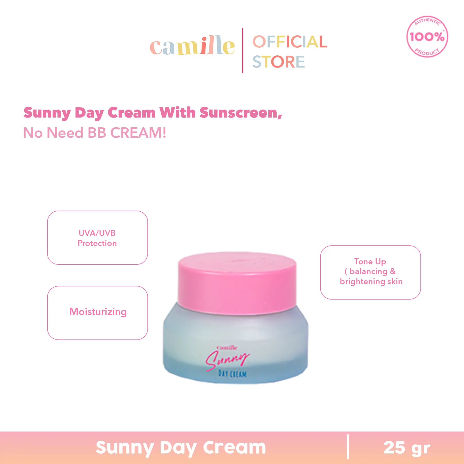 SUNNY DAY CREAM WITH SUNSCREEN by Camille