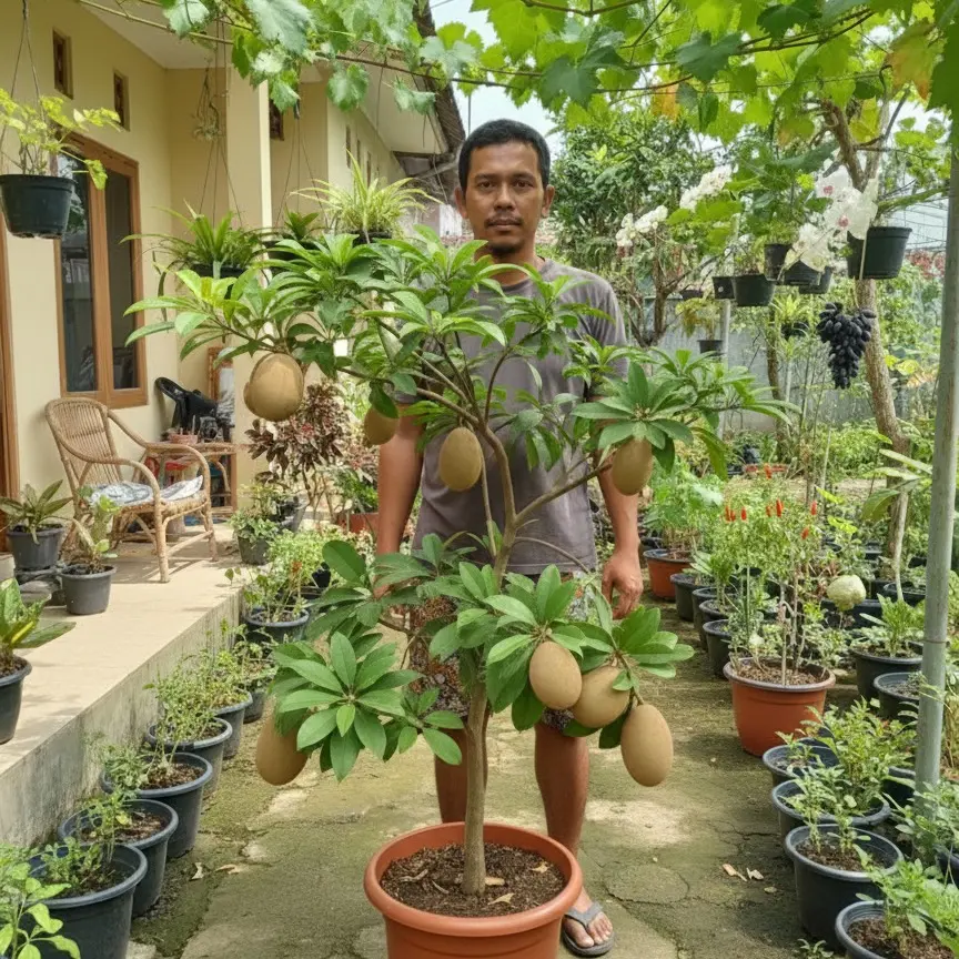 Bibit Tanaman Buah Sawo Jumbo Mudah Berbuah