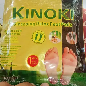 Kinoki Koyo Detox Gold 1 Box Isi 10 Pcs Koyo Kinoki Original Foot Patch Hand Kaki Ginger Alami & Aman Menghilangkan Racun Tubuh
