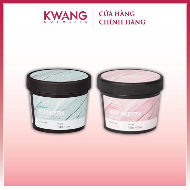 Mặt Nạ Đất Sét Aperire Sáng Da Kiềm Dầu Cho Mọi Loại Da Hàn Quốc aperire xanh