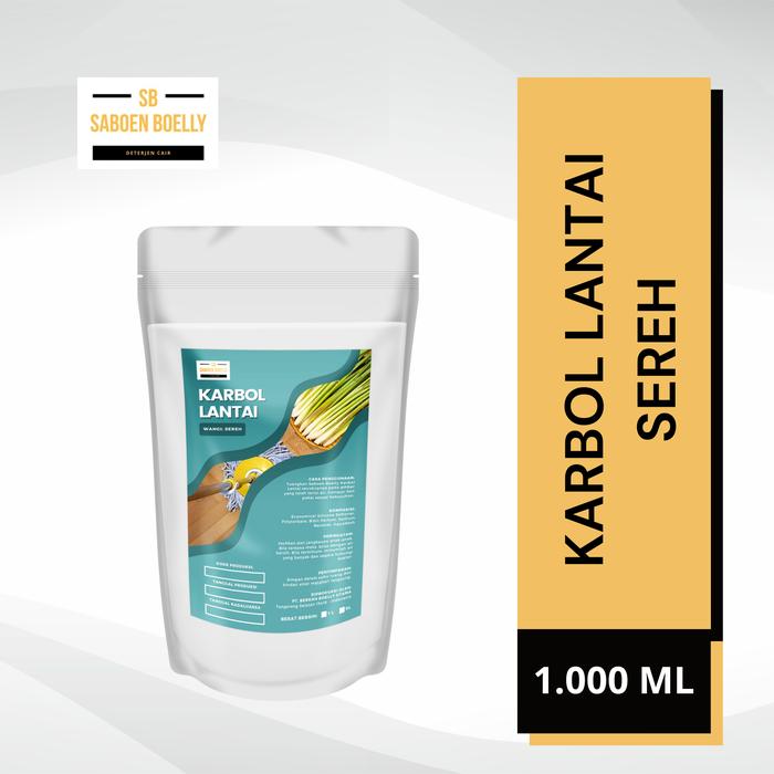 Gambar SABOEN BOELLY Pembersih Karbol Lantai Sereh - Lemongrass Mist 1 Liter dari Saboen Boelly Kota Tangerang Selatan Tokopedia