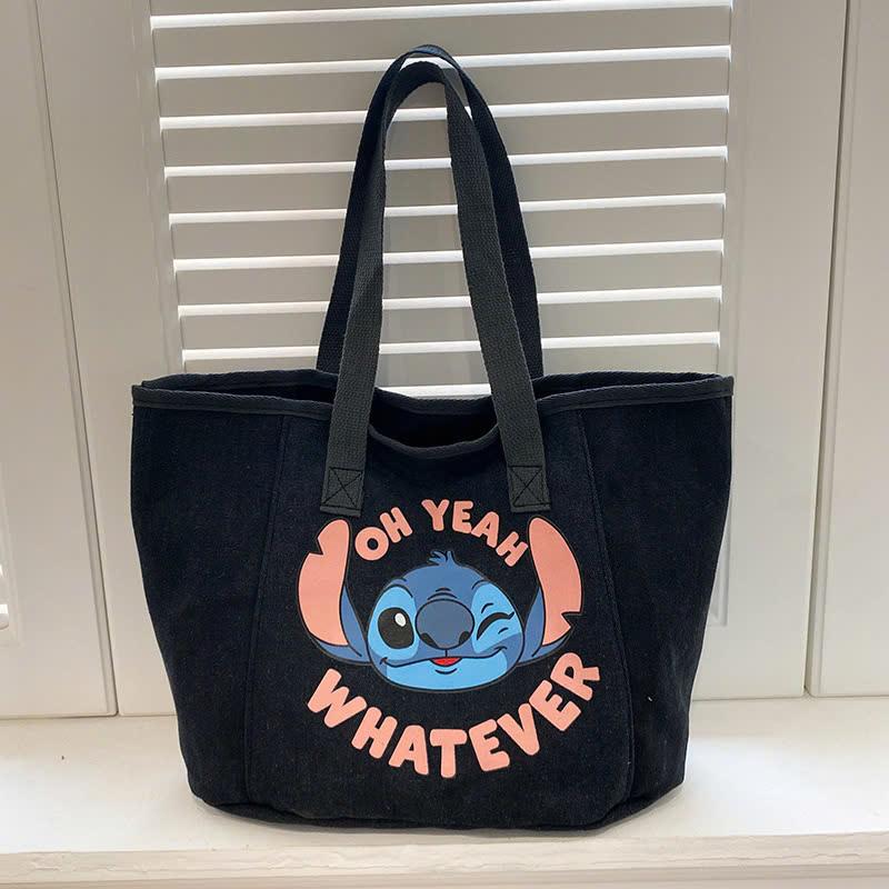 Túi Đeo Vai, Túi Tote Vải Canvas Đi Làm Đi Học Đi Chơi ,Túi Xách Đeo Vai Nữ, Túi Form To - KT 39x25x15cm 3