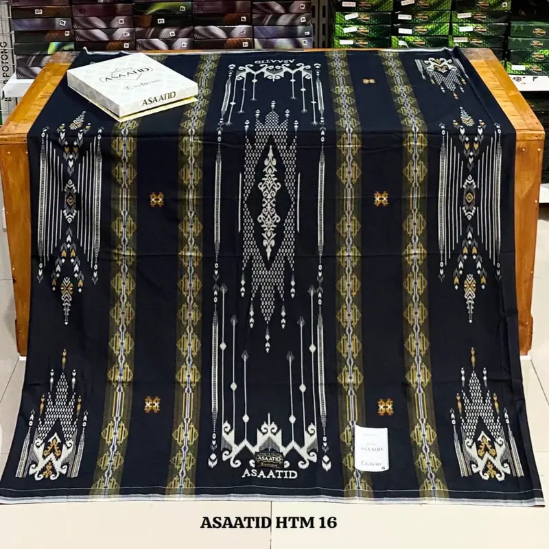 SARUNG ASAATID MIX HITAM SONGKET BISA COD BAYAR DITEMPAT TERMURAH 1
