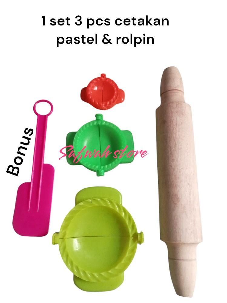 Product Introduction of 1 set cetakan pastel & rolpin penggilas adonan bonus lemet 8