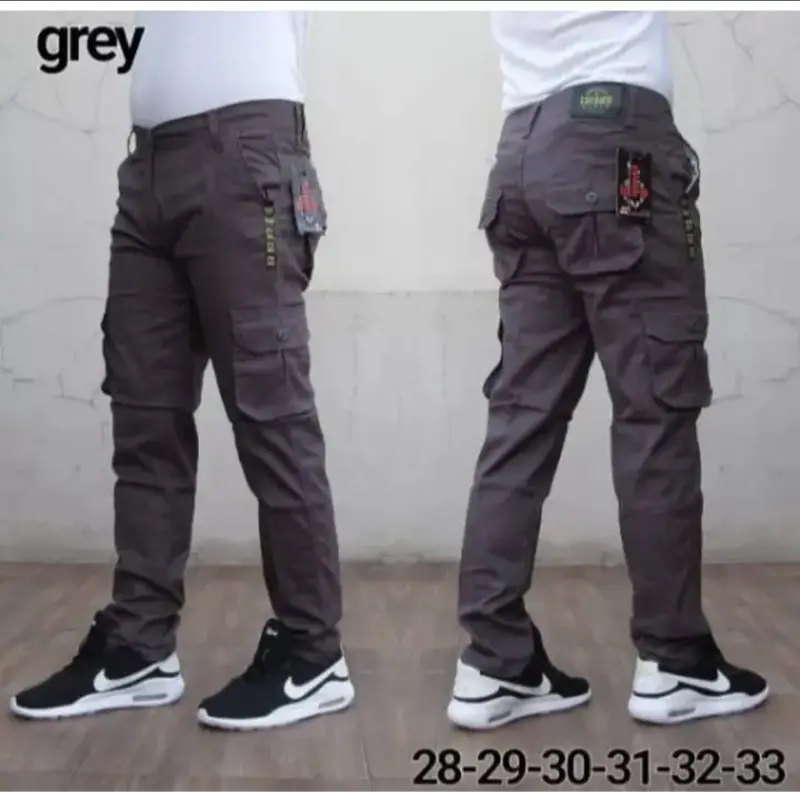 TERLARIS] CELANA CARGO PANJANG PRIA UKURAN 27-38  QUALITY SLIMFIT COWO SKINNY POLOS COWOK 2