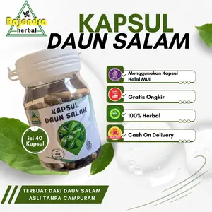 Kapsul Bubuk Daun Salam || 100% Asli Tanpa Bahan Campuran