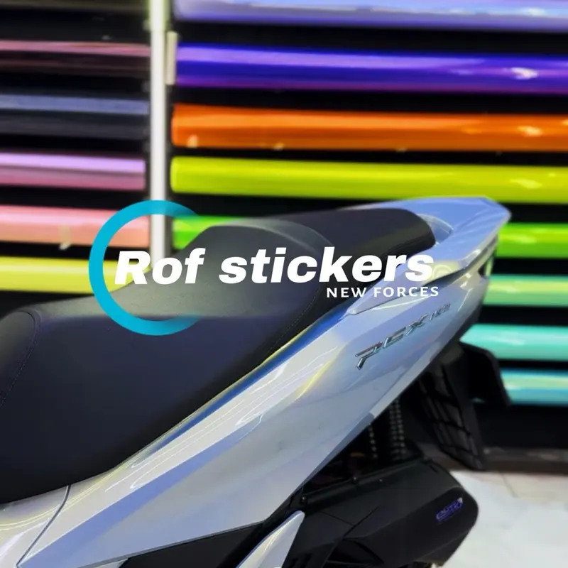 Sticker skotlet motor premium blue white gola harga 50x150cm Gold Motorcycle 2