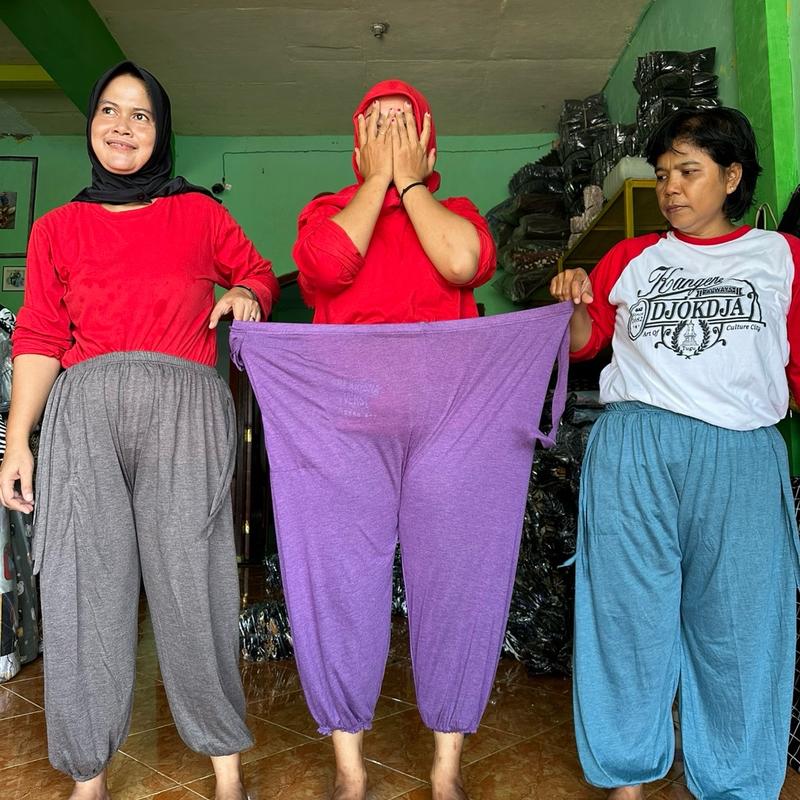 CELANA JUMBO JOGGER PANJANG WANITA KOREAN STYLE BATARA KRESNA 3