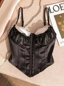 Áo Ren Pháp, Phong Cách Cổ Điển Có Sự Gia Cố Đẹp Áo Hai Dây Thiết Kế Gợi Cảm Nhưng Thanh Lịch, Tập Trung Vào Đường Cong Xinh Xắn