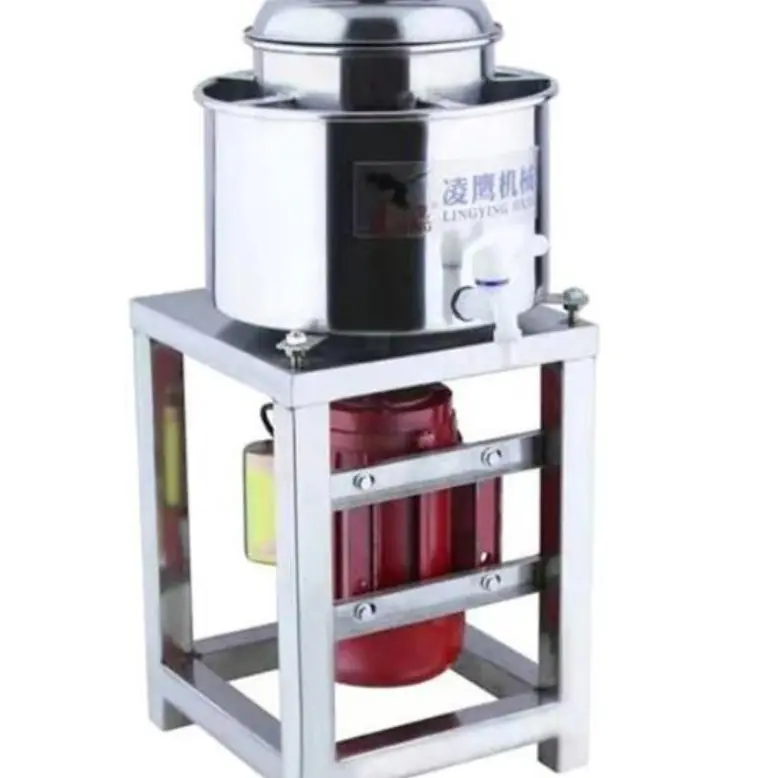 MAXPUMP Mesin Pengocok Bakso Ikan DJ-22 Penghancur Adonan Giling Daging Blender Anti Karat Stainless Steel 304 Sistem Double Blade Hasil Kenyal 3-6kg Per Jam 0
