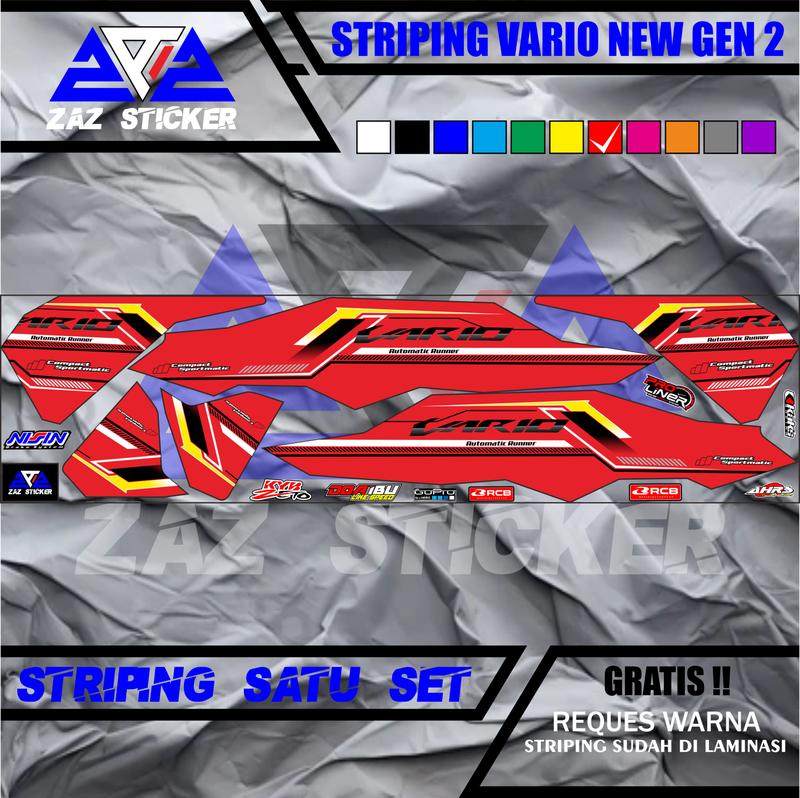 Product Introduction of Zaz Sticker Striping Vario New Gen 2 Design Motif 13 19