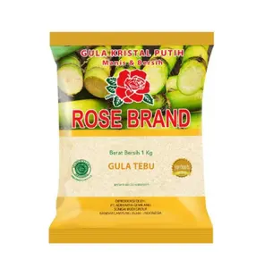 Gula Pasir Rose Brand 1 kg GULA KRISTAL Rendah gula Tebu Food Sugar Hijau-Kuning
