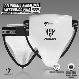 Pelindung Kemaluan Taekwondo Hook Pria Sinca Taekwondo Pelindung Kemaluan Taekwondo Dewasa Anak Groin Guard Taekwondo Hook Protector