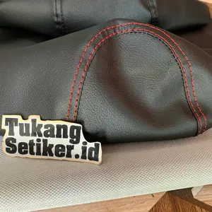 ￼Kulit Jok Motor Jahit Kepala Sarung Jok Motor Hitam Polos Untuk Jenis Motor Beat Metic & Bebek Terlaris