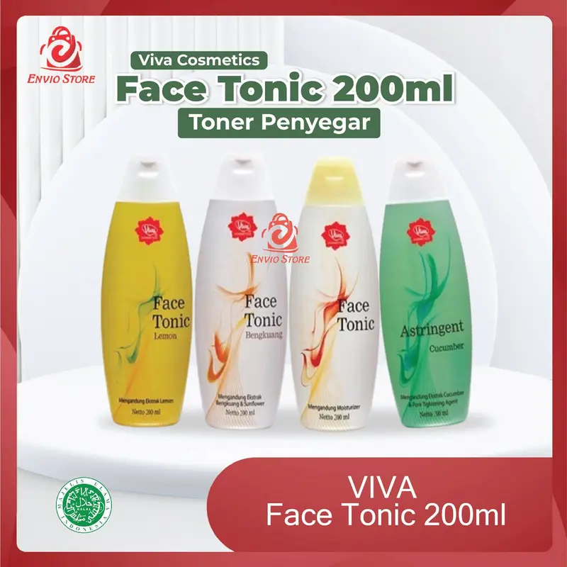 VIVA Face Tonic 200ml BESAR (Toner Penyegar) Original BPOM 0