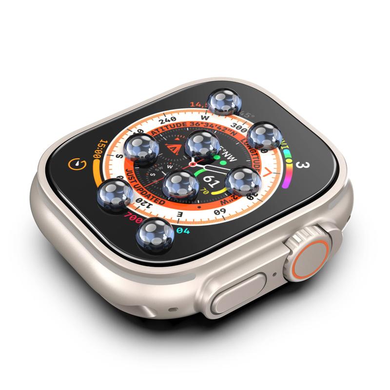 Product Introduction of Tempered glass for apple watch cover S8 41mm 45mm Ultra-thin Clear Tempered Glass Screen Protector For Apple Watch 4 40mm 44mm 6