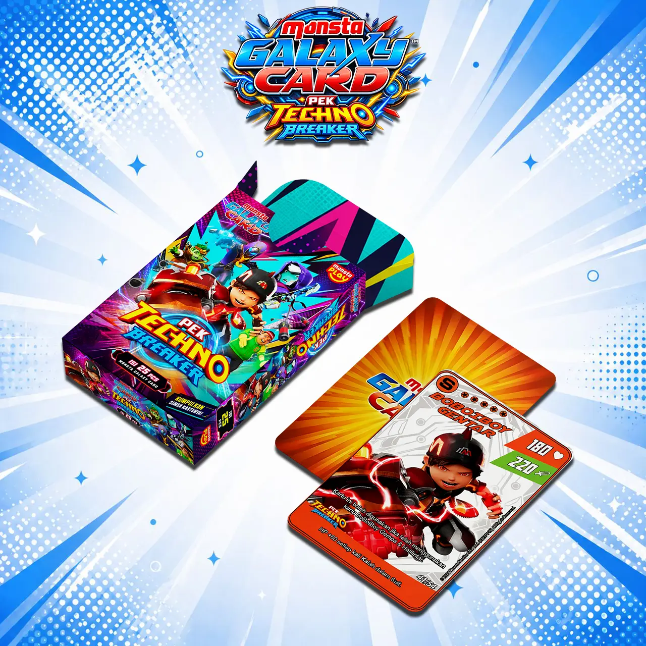 KARTU BOBOIBOY MONSTA GALAXY CARD PEK TECHNO BREAKER