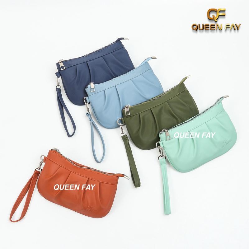 Queen Fay Lyona Pouch Chocoli Tas Dompet Multifungsi Waterproof Anti Air Kekinian Muat Banyak 8