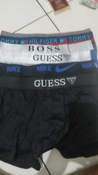 Product Review of ISI 12, CELANA DALAM BOXER PRIA, PAKET CAMPUR BOXER PRIA, SERIAN GOLD, boxer import Karet Katun priamurah Lembut Art Lembut Nyaman selem pak kancut dalaman pria from i**y 0