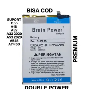 Baterai Suport Opo A16 - A54S - A53 2020 - A33 2020 - A32 - A74 5G - BLP805 Batre