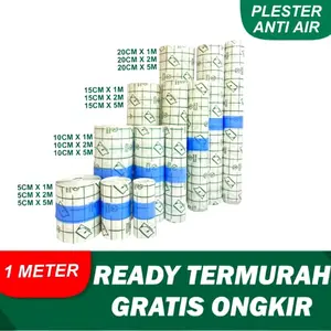 PLESTER ANTI AIR TRANSPARAN 1 METER NIPPLE COVER BODY TAPE - PLESTER LUKA READY STOCK!!