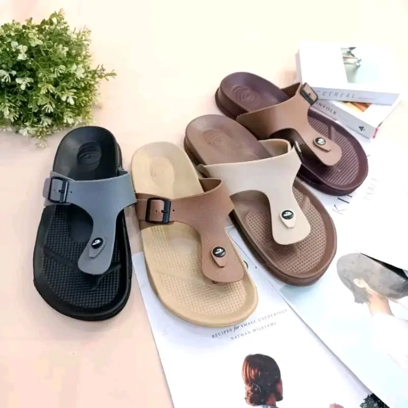 sandal karet jepit Dulux original size 39 - 43 sandal unisex lentur empuk ringan 0