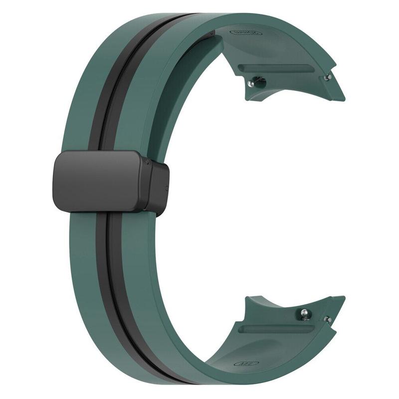 Product Introduction of Silicone Magnetic Buckle Strap for Samsung Watch 4/5/6 40 44mm Watch 5 Pro 45mm Band for Galaxy Watch 4 Classic 42 46mm Watchbands 37