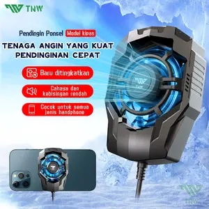 TNW F9 Mobile Fan Cooler Radiator Pendingin HP Gaming Cooling Fan Untuk Game Tanpa Kabel Radiator Fan Gaming Phone