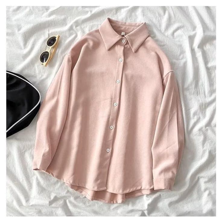 Product Introduction of Atasan Kemeja wanita Oval bahan crinkle airflow terbaru Oversize Nyaman 3