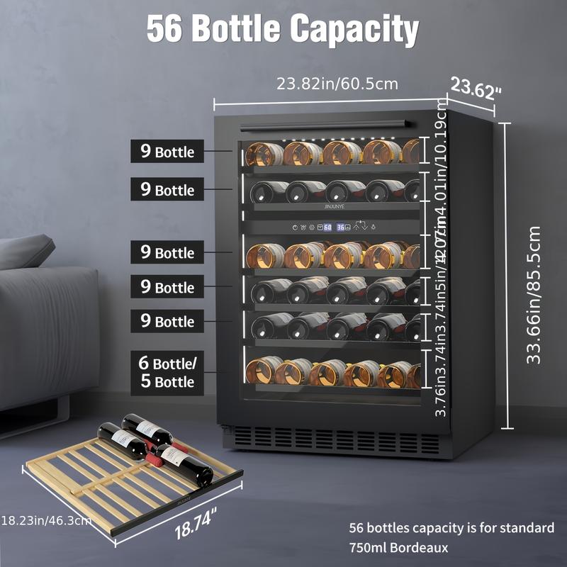 ELEGANT DESIGN】 The 23.82x23.62x33.66’’ (WxDxH) compact & stylish