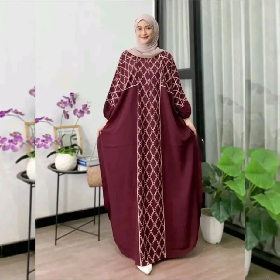 Kaftan jumbo arafah ld 180cm rayon premium lengan panjang