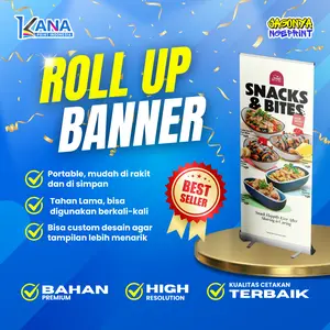 CETAK ROLL UP BANNER CUSTOM GAMBAR