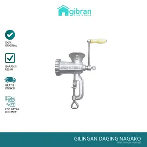 Gilingan Daging Manual NAGAKO Alumunium Cor Praktis dan Mudah Murah